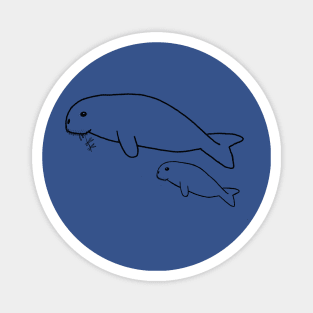 Whale Family Magnet